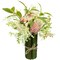 Northlight Hydrangea and Berry Floral Spring Bouquet - 14" - Pink